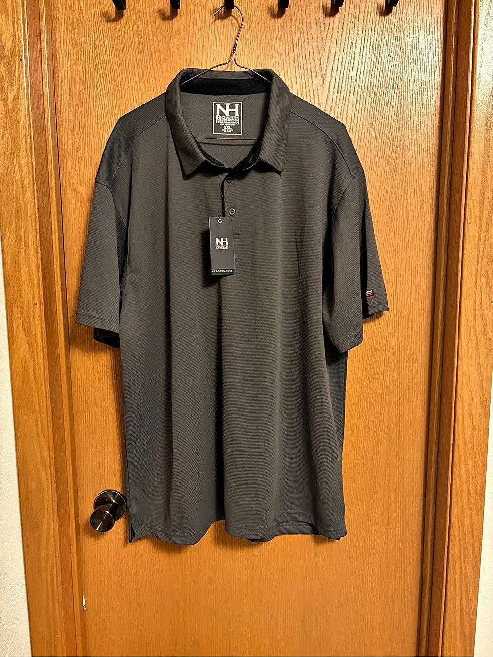 NH Performance Polo Men's Polo Gray XXL NWT